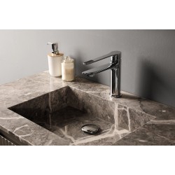 Окачен шкаф за баня с мивка RIGATO PLUS GREY 12